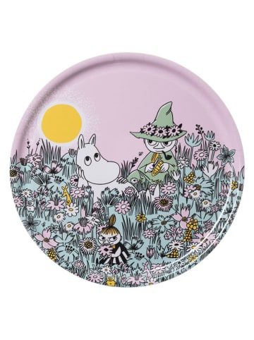 Moomin Serveerplateau ''Friends Forever'' paars - Ø 35 cm
