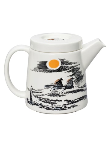 Moomin Theepot "True To Its Origin" wit/zwart/geel - 700 ml