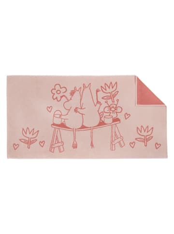 Moomin Badhanddoek "Love24" lichtroze - (L)140 x (B)70 cm