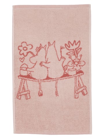 Moomin Gastenhanddoek "Love24" lichtroze - (L)50 x (B)30 cm