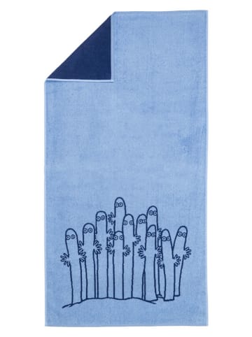 Moomin Duschtuch "Hatifnatten" in Blau - (L)140 x (B)70 cm