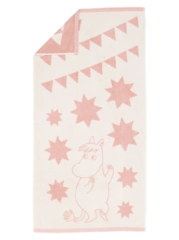 Moomin Badhanddoek "Stars" crème/lichtroze - (L)140 x (B)70 cm