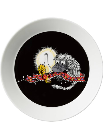 Moomin Dessertteller "Ancestor" in Schwarz - Ø 19 cm