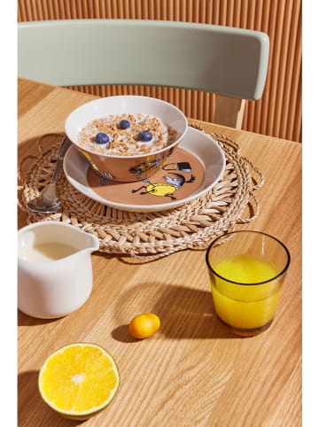 Moomin Talerzyk deserowy "Stinky" w kolorze jasnobrązowym - Ø 19 cm