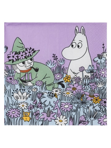 Moomin Servetten ''Friends Forever'' paars - 20 stuks