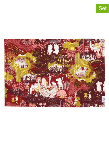 Moomin Placemat "Festive Moments" rood/geel - (L)31 x (B)46 cm