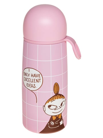 Moomin Butelka termiczna "Little My" w kolorze jasnoróżowym - 450 ml