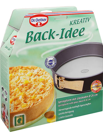 Dr. Oetker Springform "Back Idee" in Anthrazit/ Schwarz - Ø 26 cm