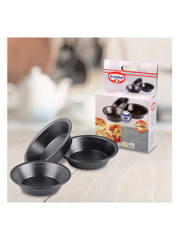 Dr. Oetker Blaszki (3 szt.)  "Classic" w kolorze czarnym