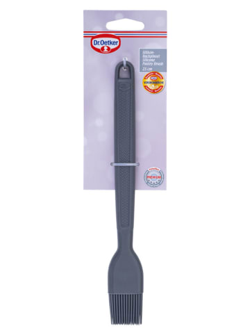 Dr. Oetker Silikon-Backpinsel "Classic" in Grau - (L)25 cm