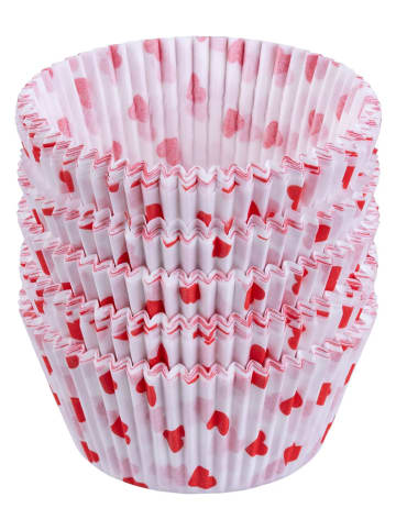 Dr. Oetker Foremki papierowe (100 szt.) w kolorze biało-czerwonym do muffinek