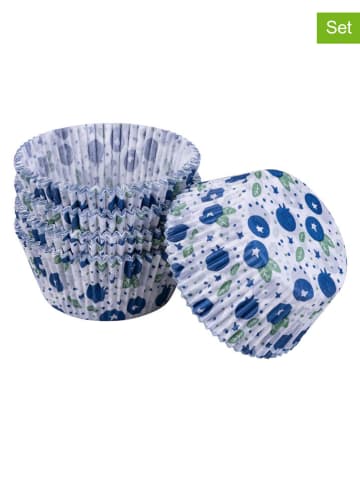 Dr. Oetker Foremki papierowe (100 szt.) w kolorze biało-niebieskim do muffinek