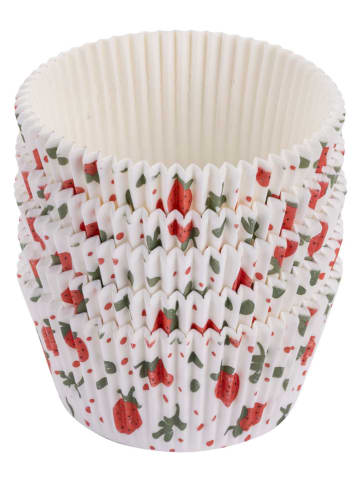 Dr. Oetker Foremki papierowe (100 szt.) w kolorze biało-czerwonym do muffinek