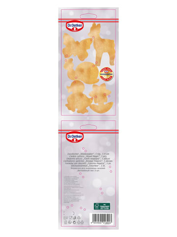 Dr. Oetker 5er-Set: Edelstahl-Ausstecher "Waldzauber"
