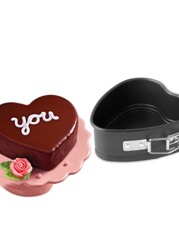 Dr. Oetker Mini-Backform "Back Freude Mini" in Schwarz - Ø 11 cm