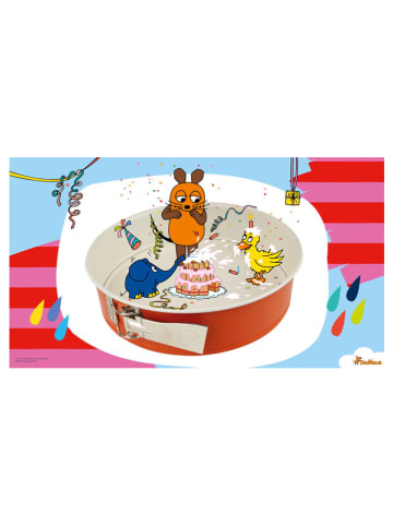 Dr. Oetker Springform "Maus" in Orange/ Weiß - Ø 26 cm