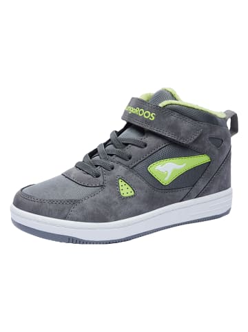 Kangaroos Sneakers "Kalley II EV" in Grau/ Limette