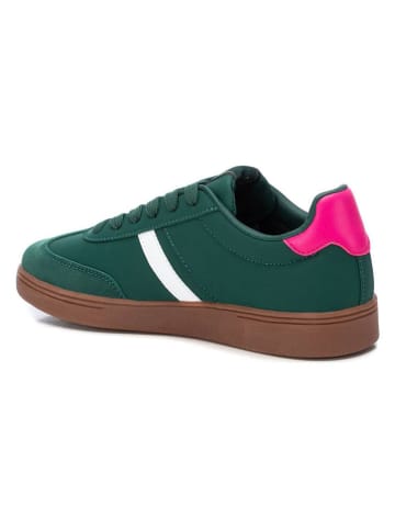 XTI Kids Sneakersy w kolorze biało-różowo-zielonym