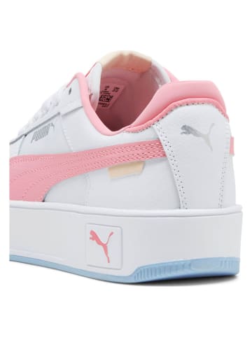 Puma Sneakers "Carina Street" in Weiß/ Hellblau/ Rosa