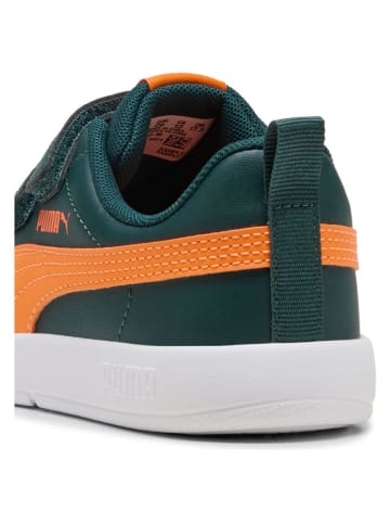 Puma Sneakers "Courtflex V3" groen/oranje