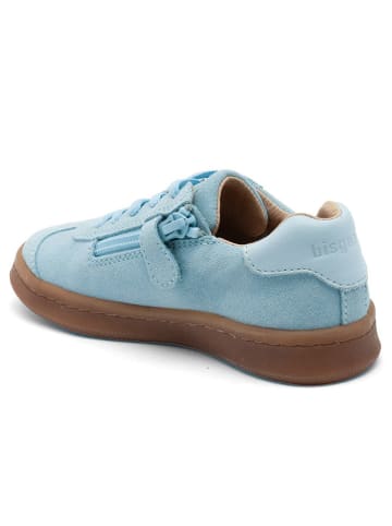 bisgaard Skórzane sneakersy w kolorze błękitnym