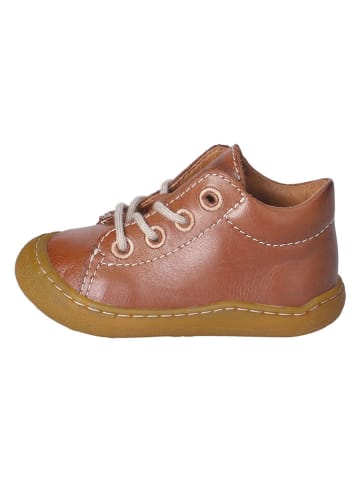 PEPINO Leder-Sneakers "Kenny" in Hellbraun