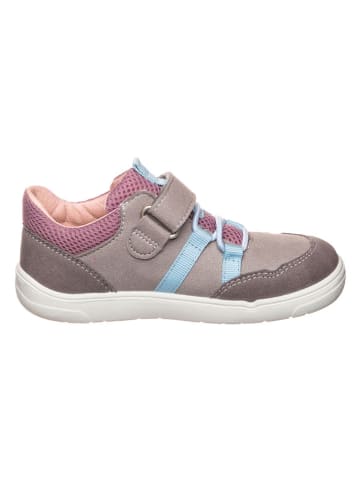Ricosta Sneakers in Grau/ Hellblau/ Rosa