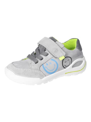 Ricosta Leren sneakers grijs