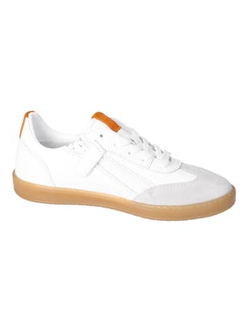 Ricosta Leren sneakers wit/roze