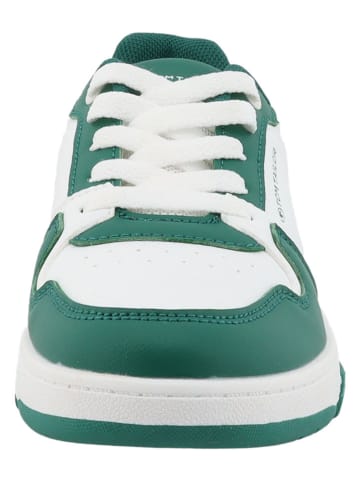 Tom Tailor Sneakersy w kolorze zielono-białym