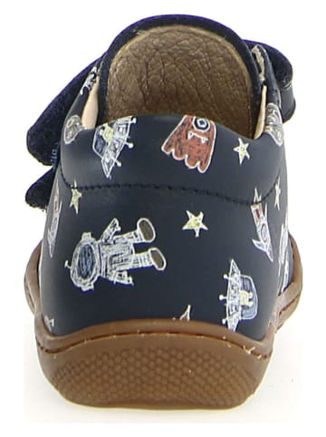 Naturino Leder-Sneakers "Cocoon" in Dunkelblau/ Bunt
