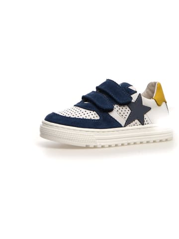 Naturino Skórzane sneakersy "Hess" w kolorze białym