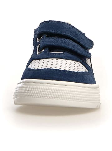 Naturino Skórzane sneakersy "Hess" w kolorze białym