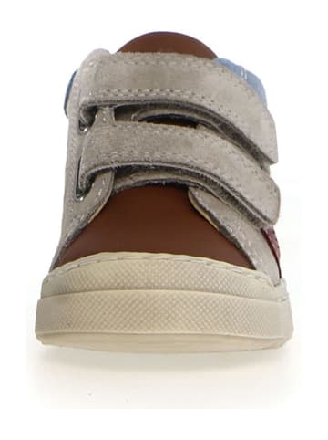 Naturino Leder-Sneakers "Nerys" in Blau/ Braun/ Grau
