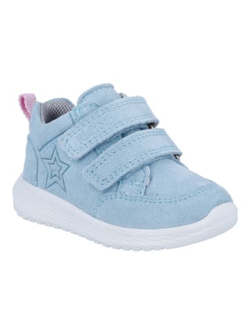 Richter Shoes Leder-Sneakers "Timmy" in Hellblau