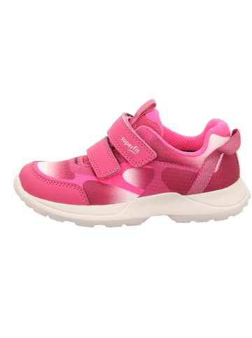 superfit Skórzane sneakersy "Rush" w kolorze różowym