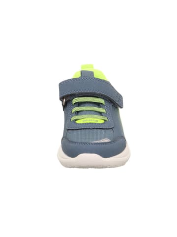 superfit Skórzane sneakersy "Rush" w kolorze zielono-niebieskim