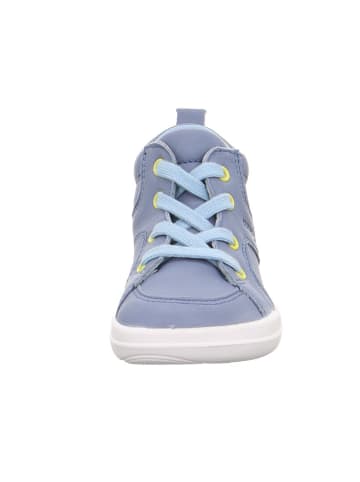 superfit Skórzane sneakersy w kolorze błękitnym