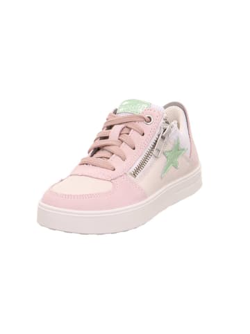 superfit Leder-Sneakers "Stella" in Rosa/ Beige/ Weiß