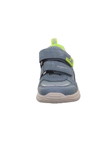 superfit Skórzane sneakersy "Storm" w kolorze niebiesko-zielonym