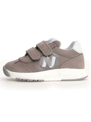 Naturino Leren sneakers "Jesko" lichtgrijs