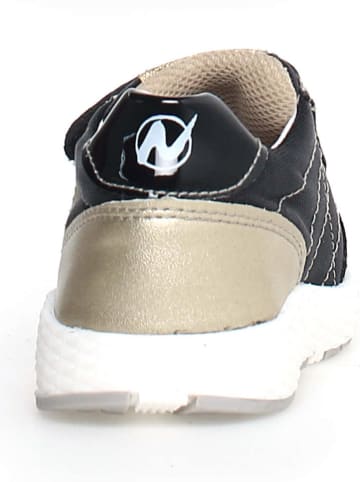 Naturino Leren sneakers "Jesko 2" goudkleurig/zwart