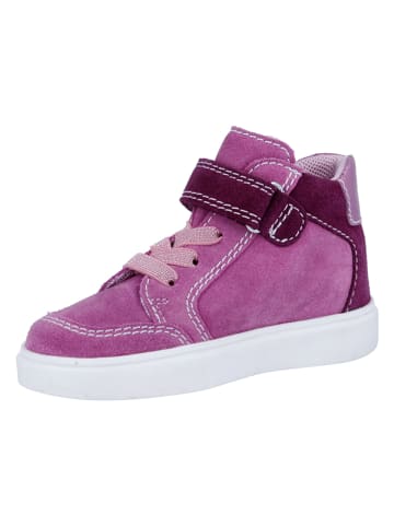 Richter Shoes Skórzane sneakersy "Flora" w kolorze różowym