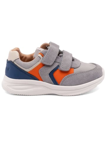 bisgaard Sneakers in Grau/ Blau/ Orange