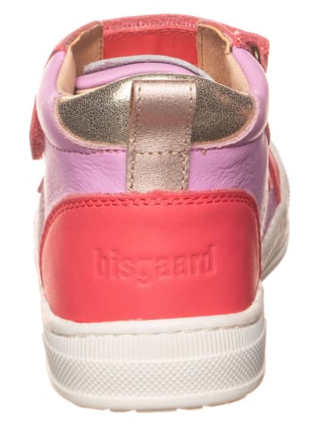 bisgaard Leder-Sneakers in Pink