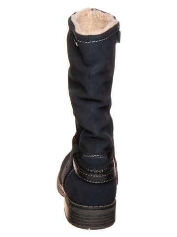Lurchi Leder-Boots "Lia" in Schwarz