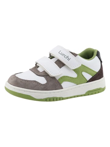 Lurchi Sneakers "Gerd" wit/groen/grijs