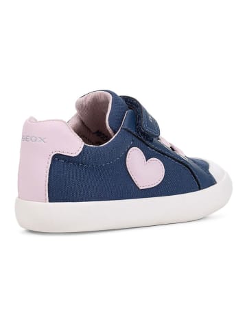 Geox Sneakersy "Gisli" w kolorze granatowo-jasnoróżowym