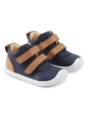 Bundgaard Leren sneakers "The Walk Strap Sporty" donkerblauw
