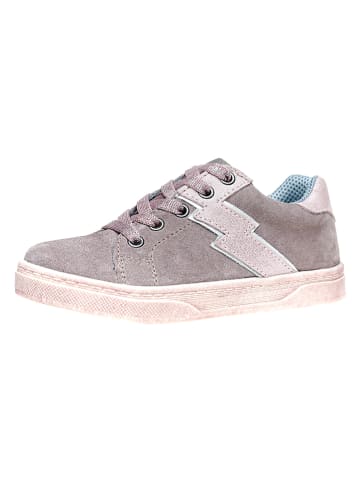 lamino Skórzane sneakersy w kolorze szarym